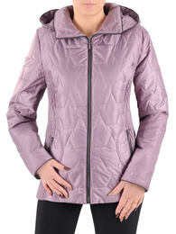 Pikowana kurtka damska w kolorze fioletowym 37524